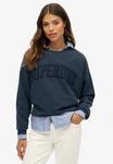 Толстовка Superdry & Co ESSENTIALS TONAL APPLIQUE CREW, Richest Navy/Blue - фото
