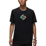 Футболка мужская черная Jordan, черный - фото 4