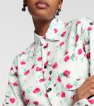 Рубашка с принтом Marni, мультиколор - фото 4