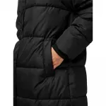 Куртка Pieces Maddie Long padded, черный - фото 6