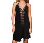 Платье крючком спереди черного цвета Raviya - фото