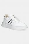 Кожаные кроссовки Lace-Up Sneaker Furla, белый - фото