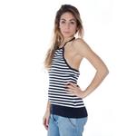 Синяя хлопковая майка Datch, синий - фото 3