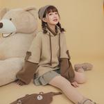 Свитшот женский SNBL, Сумка для покупок коричневый - фото 11