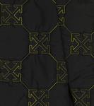 Юбка с вышитым логотипом Off-White, черный - фото 3