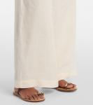 Широкие льняные брюки Select Eres, Corail Blanc - фото 5