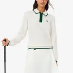 LACOSTE Топ Women's White/green Color Blocking - фото 6