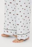 Пижамные брюки Abercrombie & Fitch Pyjama bottoms, White - фото 4