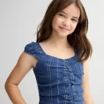 Девочки 7-16 блестящий комбинезон Limited Too, синий - фото 3