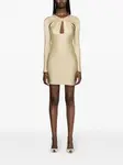 Платье мини с вырезами COPERNI, нейтральный - фото 2