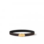 Двусторонний ремень LV Fiction 30 мм Louis Vuitton, коричневый - фото