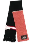 Шарф с бахромой Marni, черный - фото