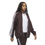 Женский трикотажный спортивный топ 3-stripes Adidas, Shadow Brown - фото 3