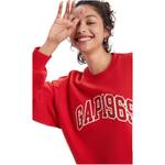 Свитшот женский GAP, красный - фото 6