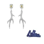 Родированные серьги Women's Swarovski - фото