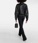 Кожаная куртка-бомбер Saint Laurent, Noir - фото 3