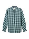 Клетчатая рубашка TOM TAILOR Regular fit Button Up Shirt, мятный - фото
