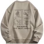 Толстовка унисекс Doraemon, хаки - фото 22
