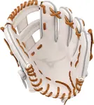 Перчатки Fastpitch Mizuno 11,75 дюйма серии Pro Select, белый/коричневый - фото 2