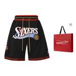 Mitchell Ness Шорты баскетбольные Mitchell & Ness x Just Don унисекс черные - фото