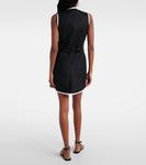 Мини-платье Leria из льна Faithfull, черный - фото 3