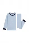 Пижама Petit Bateau, Adriatic/Marshmallow - фото 3