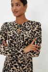 Платье миди с леопардовым принтом Dorothy Perkins, мультиколор - фото 2
