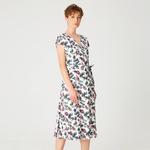 Платье с запахом и принтом в виде листьев Smart And Joy, мультиколор - фото 2