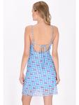 Платье до колена myMo, цвет blue multicolor - фото 4
