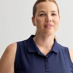 Поло без рукавов Plus size Tek Gear, Multi Alpine Flora - фото 3