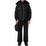 Пуховик мужской черный Burberry - фото 2