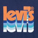 Футболка Levi´s Layered Poster Logo Short Sleeve Round Neck, синий - фото 3
