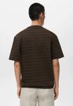 Футболка Mango Print T-shirt, Medium Brown/Brown - фото 3