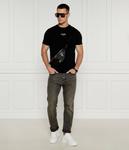 Футболка мужская Karl Lagerfeld хлопковая облегающая, черный - фото 2