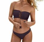 Coco Smocked Teeny Bottom In Brown PQ Swim - фото 2