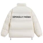 SUPEREALLY СУПЕРОЧЕНЬ стеганая куртка унисекс, Белый - фото 22