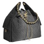 CHANEL Джинсовая сумка через плечо среднего размера - фото 3