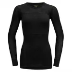 Базовый слой DEVOLD OF NORWAY Wool Mesh 190 long sleeve, черный - фото