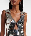 Мини-платье с вырезом Rabanne, Miroir - фото 4