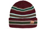 The MAD HATcher Унисекс шапка бини, Burgundy Stripes - фото