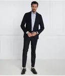 Шерстяные брюки Denz Slim fit Oscar Jacobson, синий - фото 2