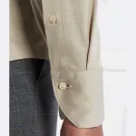 Рубашка узкого кроя Stenströms, бежевый - фото 4