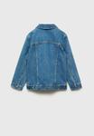 Джинсовая куртка JOHN Mango Kids, синий - фото 2