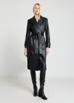 Однотонный тренч Calliope, Ultrablack - фото 2