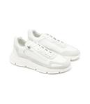 Кроссовки кожаные Iceberg Gregor, белый / светло-серый - фото 3