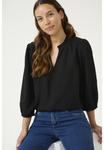 Блуза KAKATJA Kaffe, черный - фото