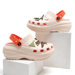 Клоги Женские Jeep, Бежево-оранжевые - фото 10