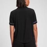 Верх пижамы с контрастной окантовкой Gap, черный - фото 2