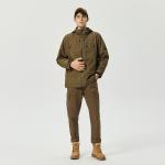 Куртка мужская с капюшоном Moderate Workwear CAT, желтый зеленый - фото 7