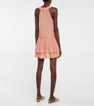 Мини-платье с цветочным принтом Mae Poupette St Barth, Pink Mistral - фото 3